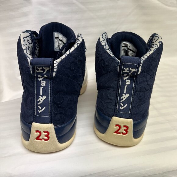 Men's Nike Air Jordan 12 International Flight Retro Blue BV8016-445 Size 11 - Picture 14 of 16